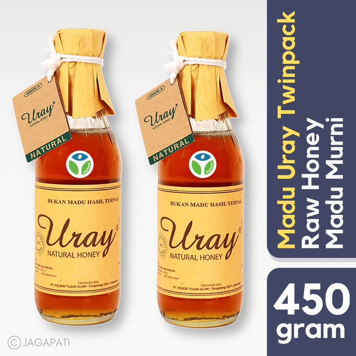 

Paket Twinpack - Madu Uray 450gr - Madu Murni Sehat - Madu Hutan - Mad