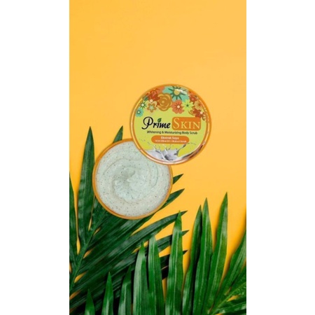 PRIME SKIN scrub terbuat dr soya kulit putih merata hilangkan bekas luka strechmark