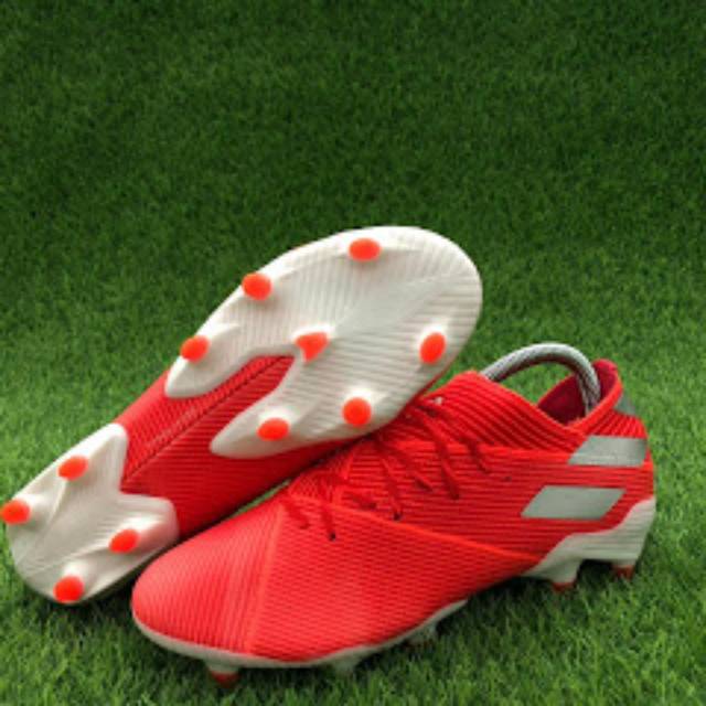 Sepatu Bola Adidas Nemeziz 19.1 FG - Active Red