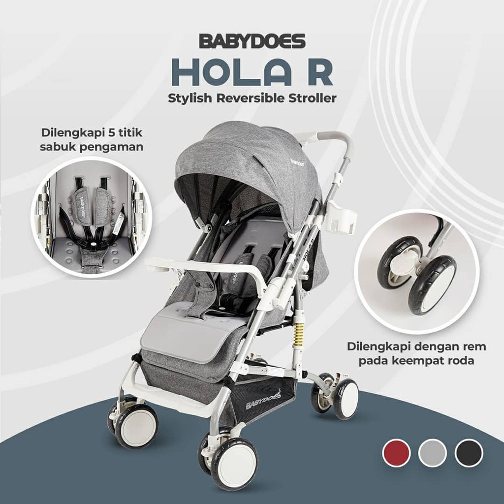 Makassar - Stroller Baby Does BabyDoes Hola / Olla CH311 / Kereta Dorong Bayi