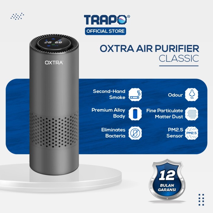 {BEKAS} Trapo Oxtra Motion-Sensing Car Air Purifier - Air Purifier Diskon