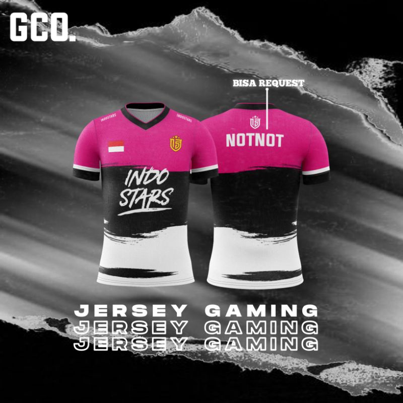 KAOS JERSEY GAMING INDO STAR / GRATIS DESAIN NICKNAME