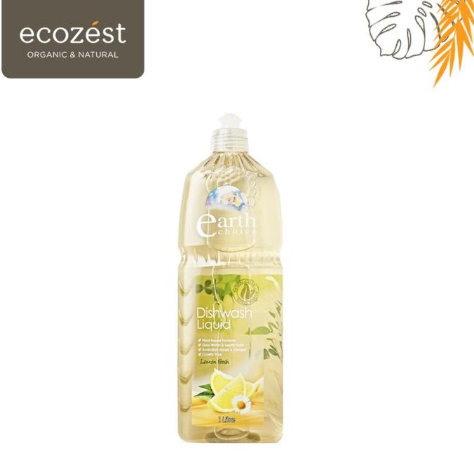 HOT PROMO Earth Choice - Dishwash Liquid Lemon Fresh 1L