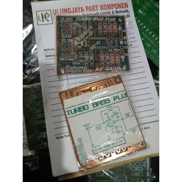 Jual PCB turbo bass plus AF 043P kit layout PCB | Shopee Indonesia