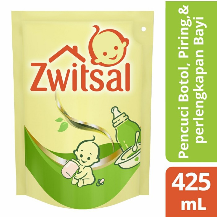 Zwitsal cuci botol sabun Baby Bottle Cleaner 425ml bayi refill liquid 425 ml cleanser