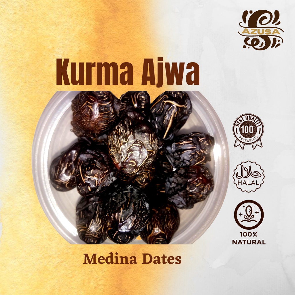 

Kurma Ajwa 500 gram/ Kurma Nabi/ Kurma Madinah