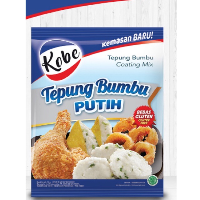 Kobe Tepung Bumbu Putih 75 gram