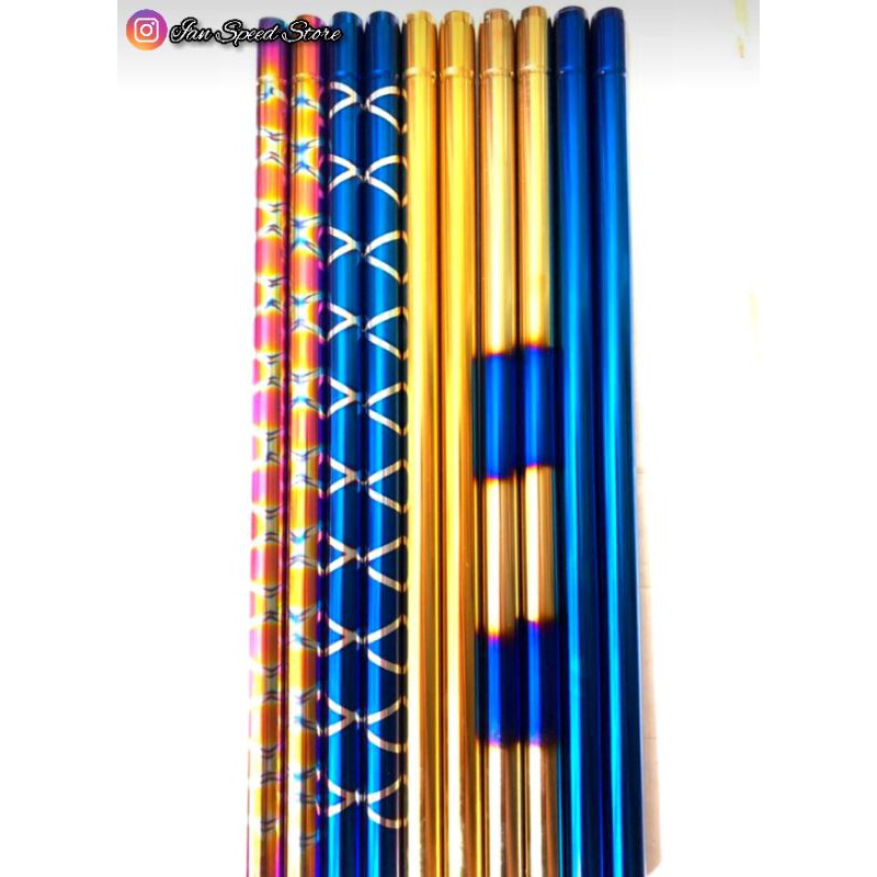 As 26 Rainbow, blue xxx, gold, blue,