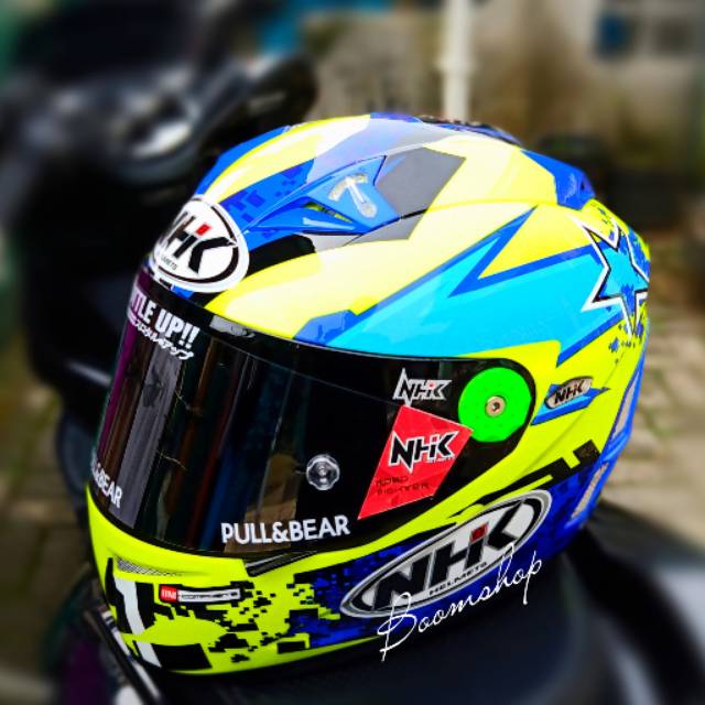 Nhk Gp Pro Headmachine Yelow Blue Shopee Indonesia
