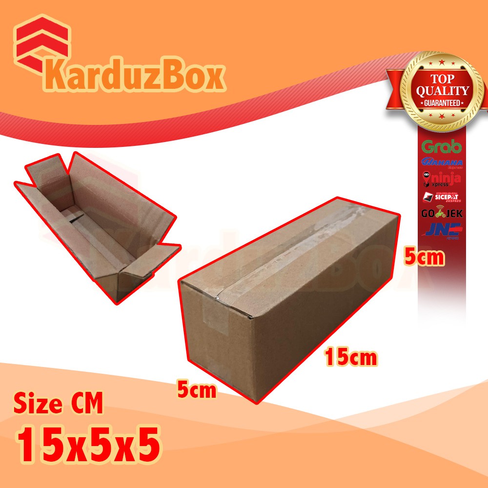 

15x5x5 kardus box packaging POLOS BARU