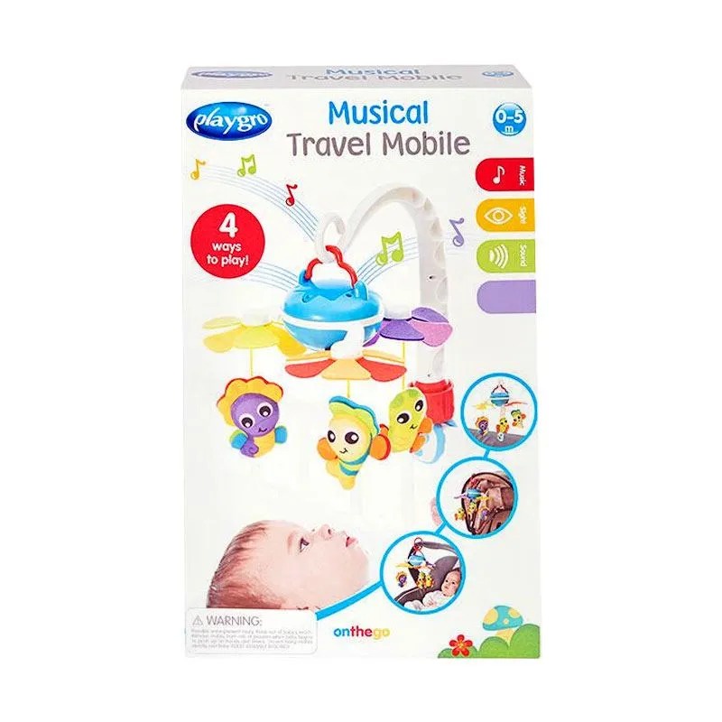 Playgro Musical Travel Mobile From Birth 0-5 M