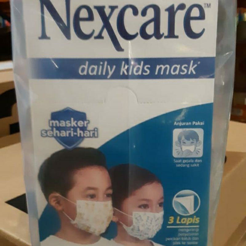 Masker Nexcare 3M daily kids box