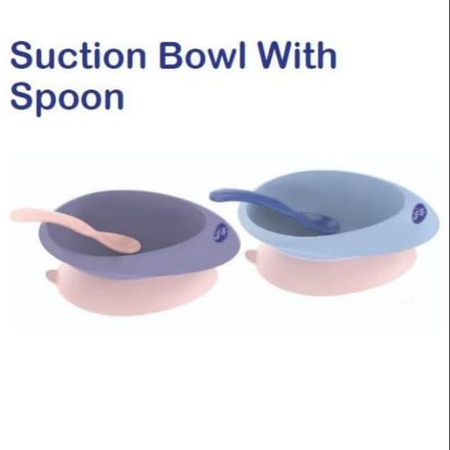 [Promo] BABYSAFE  Suction Bowl with Spoon Mangkok Bayi dengan Kop Anti Geser