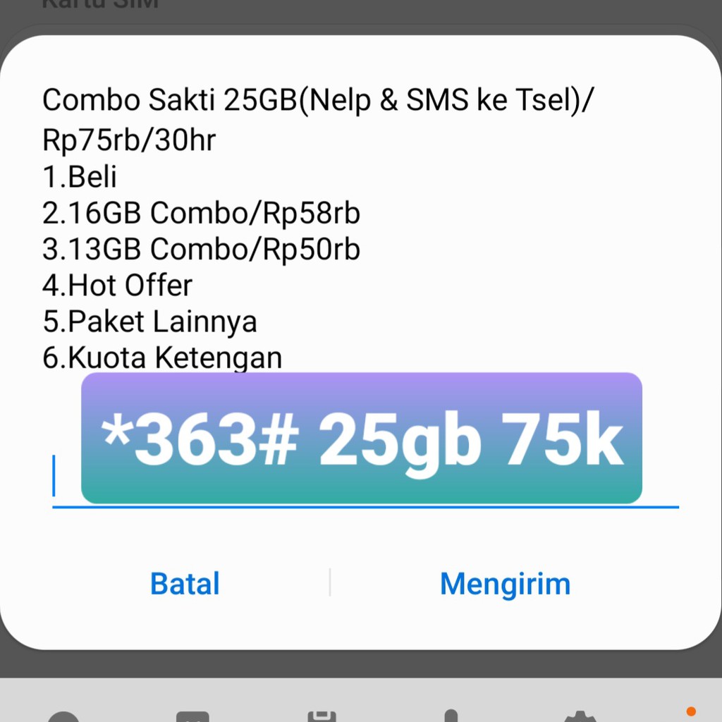 Kartu sakti telkomsel 25gb 75k Kartu sakti cantik Kartu sakti simpati as loop Perdana seri tahun