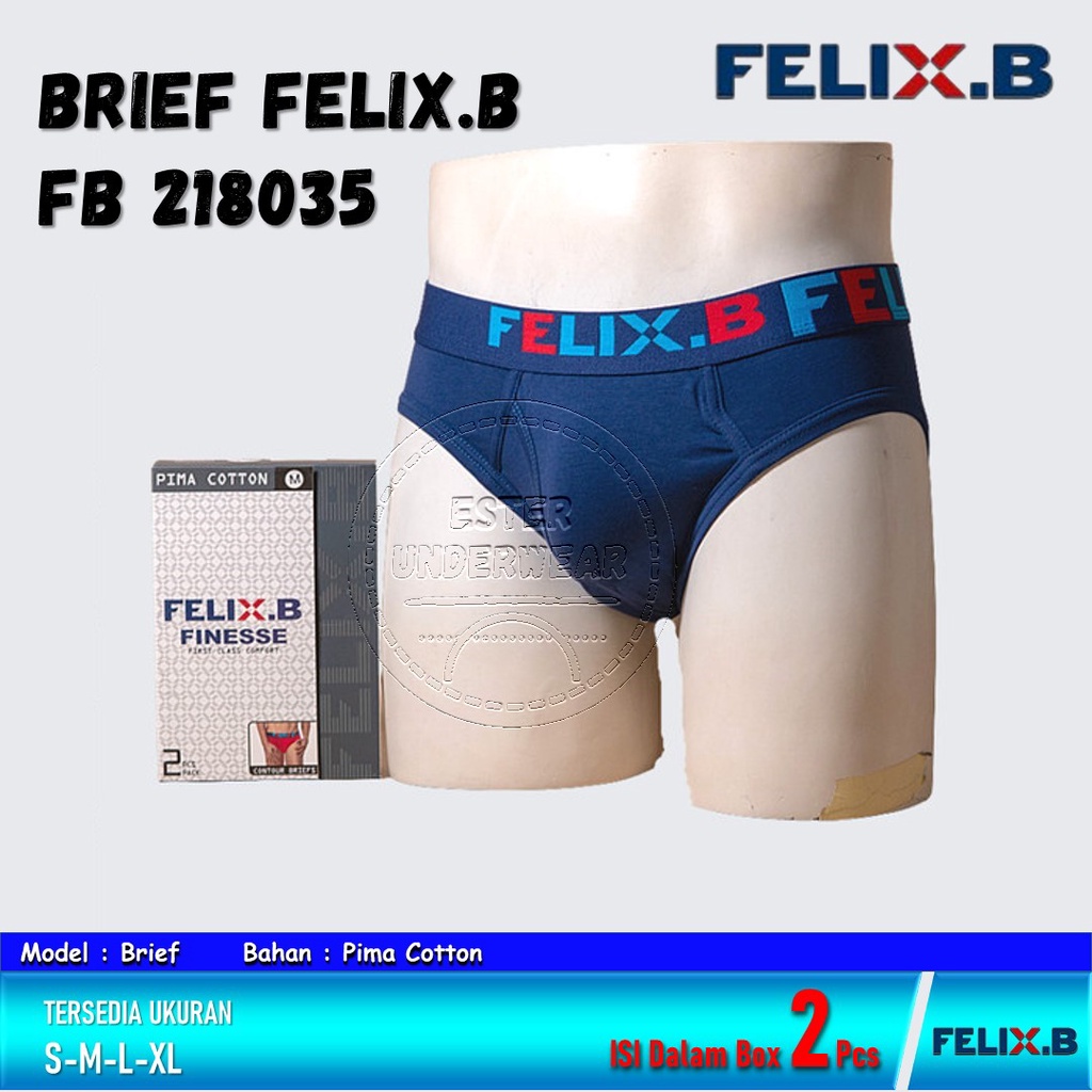 Celana Dalam Pria Felix.B Import FB 218035 ISI-2 PCS