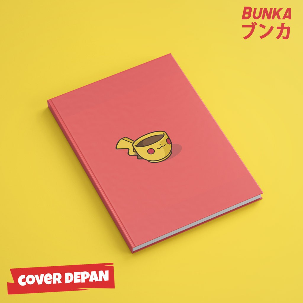 

Notebook Pokemon Pikachu Cup Hardcover A5 Buku Tulis Catatan Note Agenda Planner