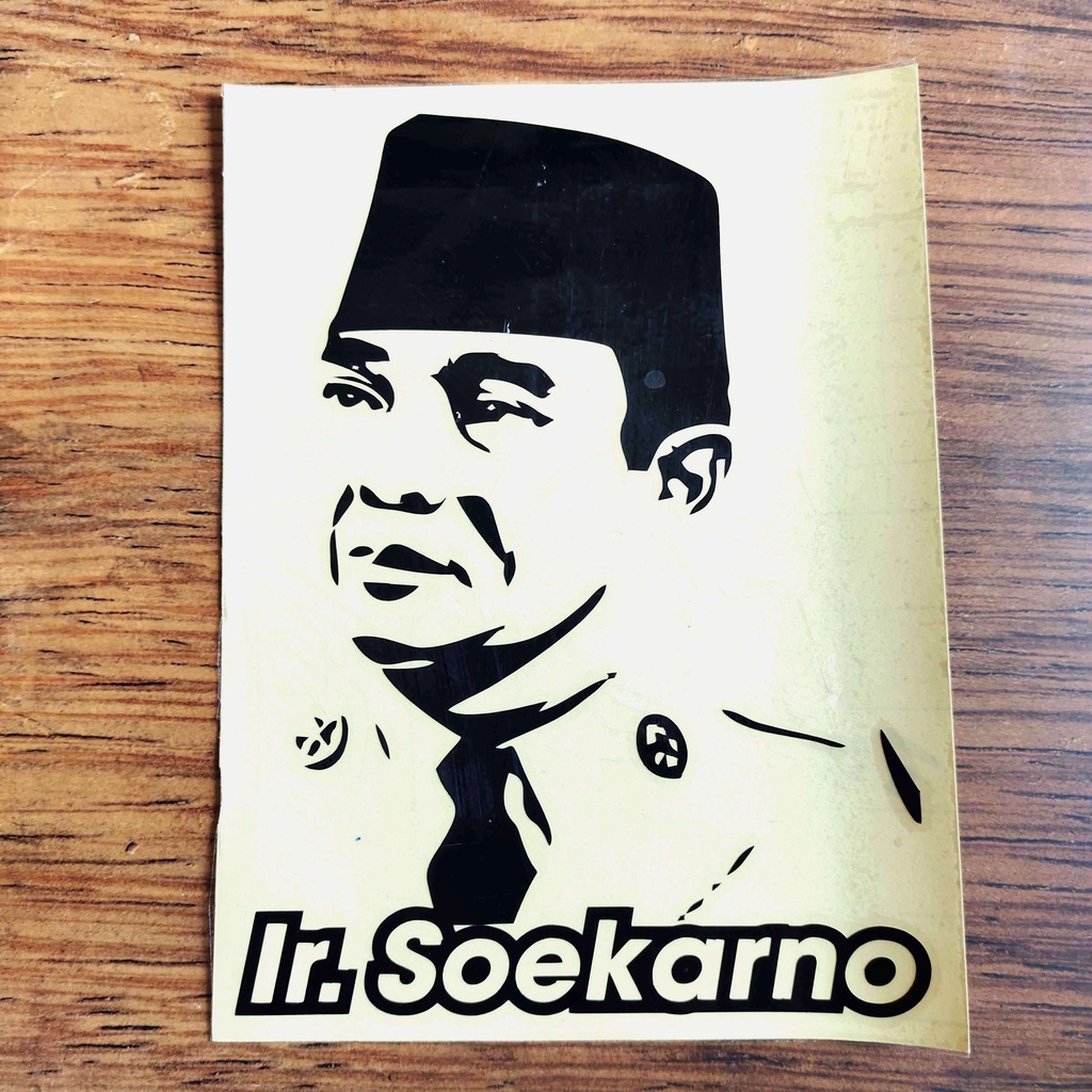 Cutting Stiker Soekarno Variasi Motor Mobil Sticker Timbul Keren Nyala Dasbor Spakbor Visor Body Kaca Helm Laptop Hologram Reflective Tahan Air Bodi Samping Nama Jepang Scoopy Vario Beat NMAX PCX Vespa Aesthetic Pickup Anime Windshield Kustom Modif