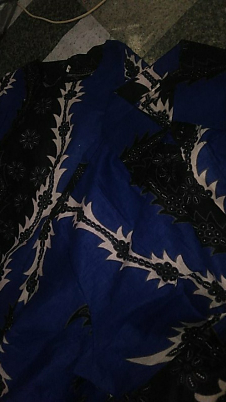 Batik Couple Tunik Kemeja Ready Sragam Emhabatik Tunik Ziper Depan Terlaris