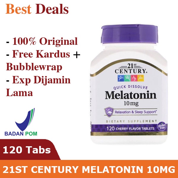 21ST CENTURY MELATONIN 10MG ISI 120