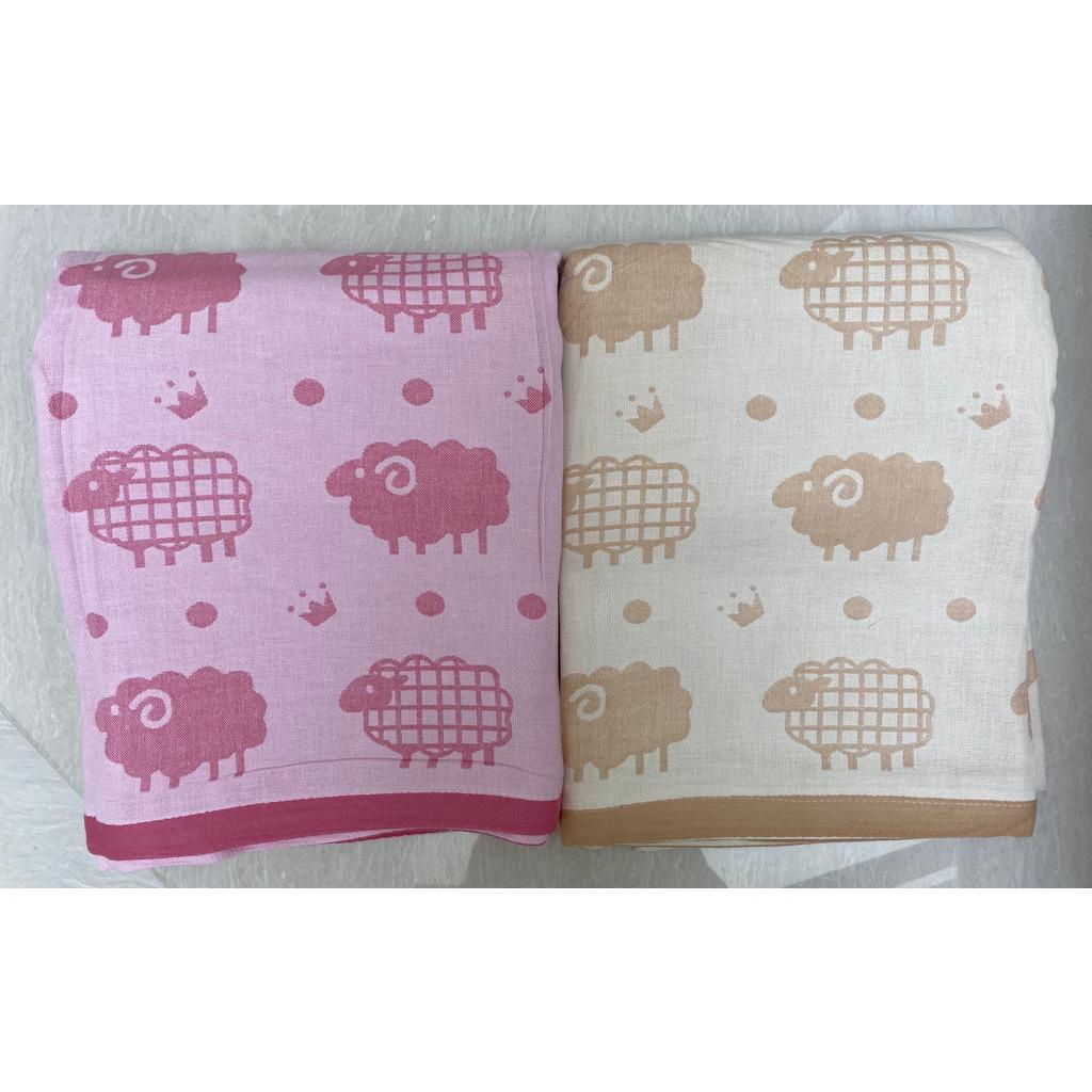 Selimut Katun Jepang Lembut Bear Domba 150x200cm 700gr/pcs