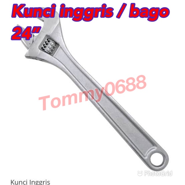 KUNCI INGGRIS 24” INCI KUNCI BAGO 600 MM MONKEY WRENCH