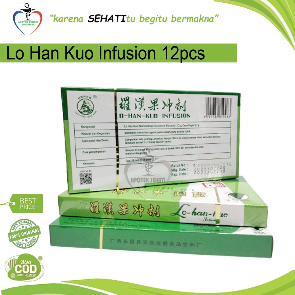 

LO HAN KUO INFUSION LUO HAN GUO MINUMAN PEREDA PANAS DALAM