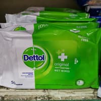 Tisu basah dettol 50 sheet