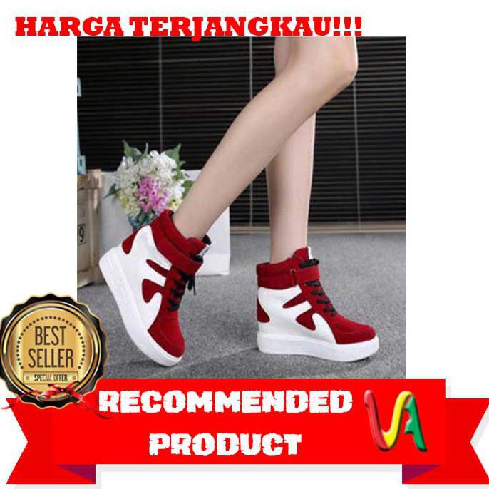 Sepatu Wanita Boots /sepatu motif sapi/sepatu boots murah/sepatu boots flat  wanita