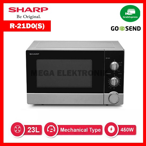 Sharp R-21D0(S)IN Microwave Oven 23Liter - 450Watt