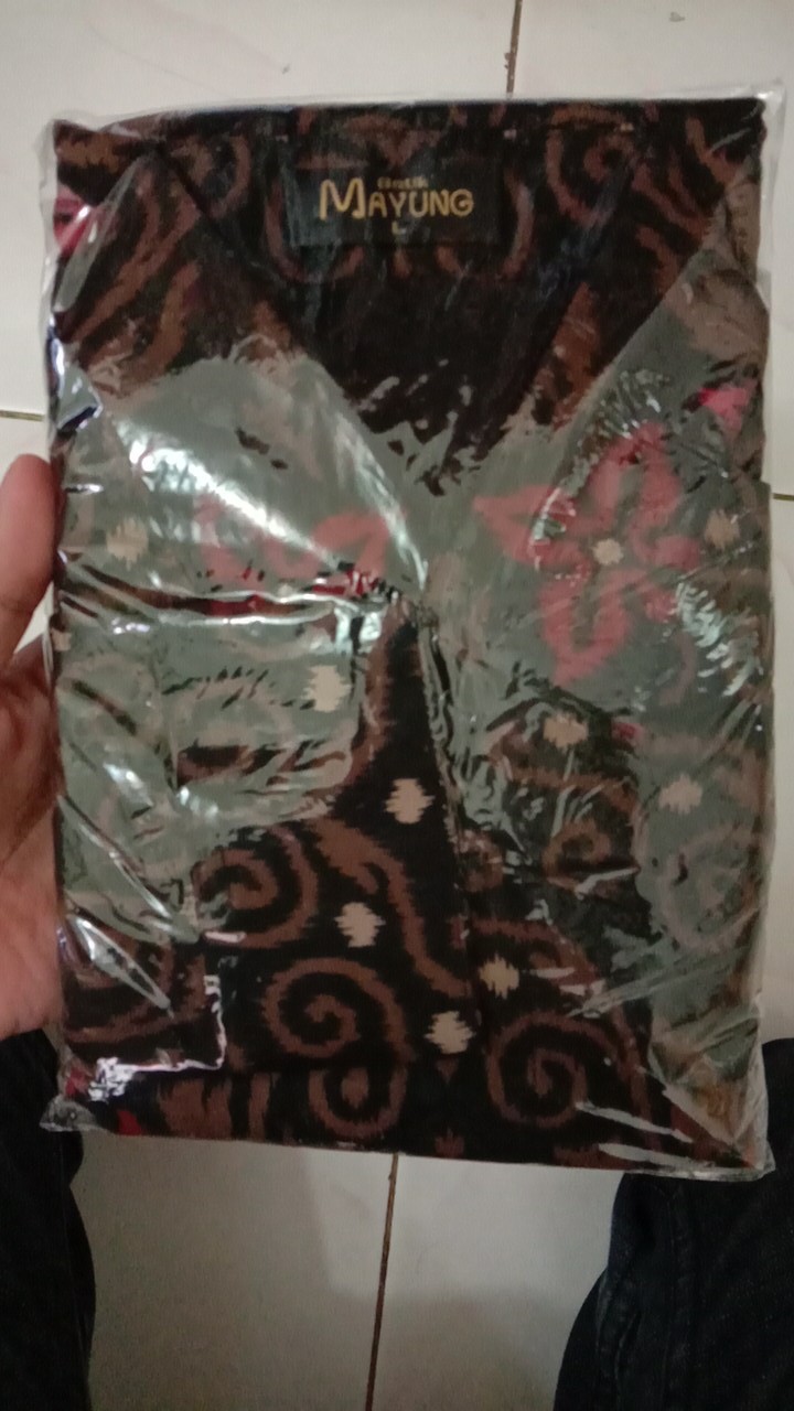Songket Abang Kemeja Batik Slimfit Premium Lengan Panjang