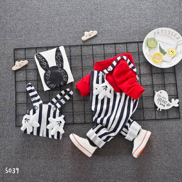 ♥BabyYank♥ STELAN OVERALL SALUR TANGAN MICKEY