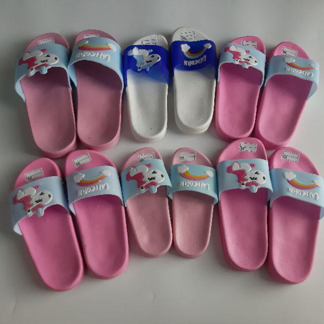 PROMO 3 3 SANDAL  SLOP KARAKTER UNICORN  LUCU DEWASA  DAN 