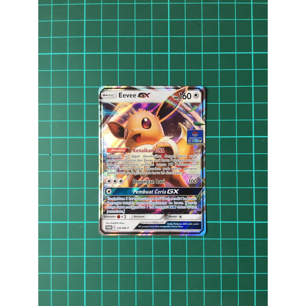 Eevee GX RR Promo Gym Kartu Pokemon TCG Indonesia