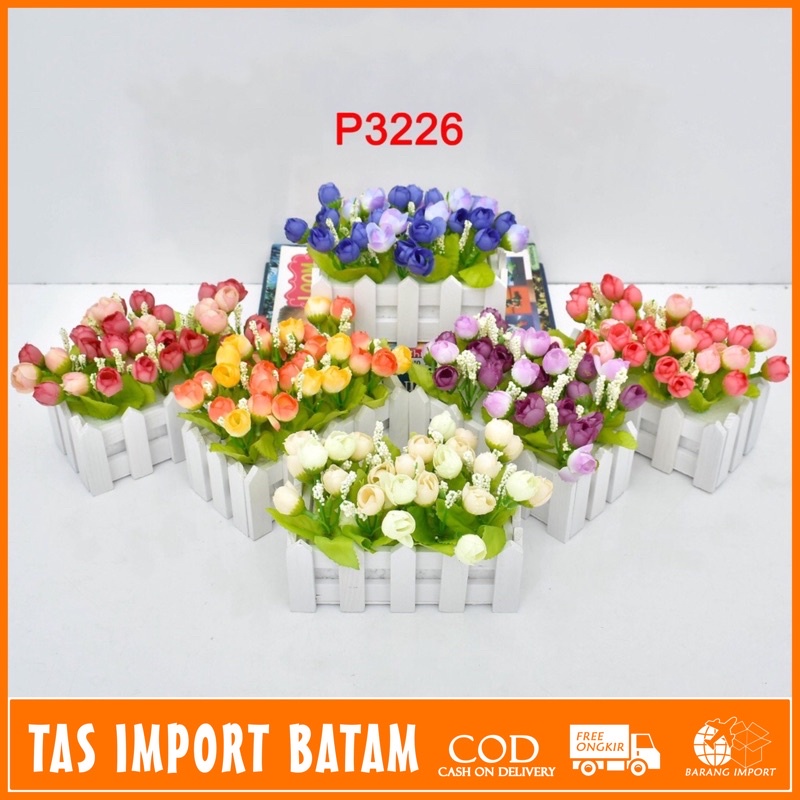 TIB COD P3226 BUNGA HIAS BUNGA DEKORASI BUNGA ARTIFISIAL BUNGA IMPORT