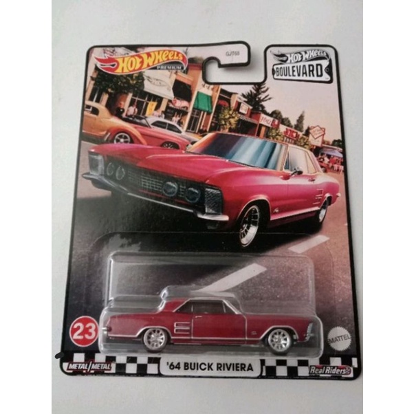 hotwheels premium 64 BUICK RIVIERA BAN KARET