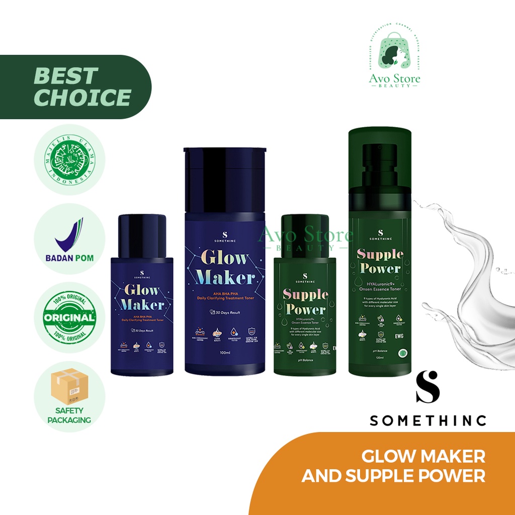 SOMETHINC GLOW MAKER &amp; SOMETHINC SUPPLE POWER