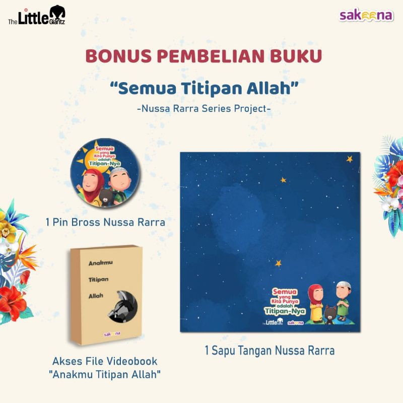 buku nussa rara semua titipan Allah Ready. sakeena books