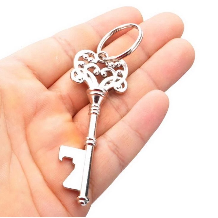 [1Pc Creative Portable Vintage Key Shaped Bottle Opener ][ Metal Keychain Beer Bottle Opener]