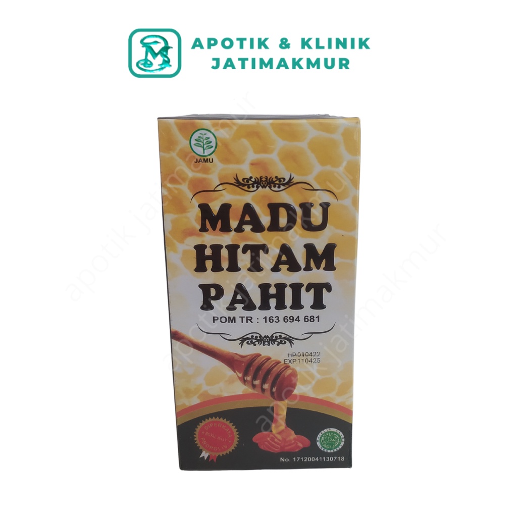 

Madu Hitam Pahit Premium 350gr - plus Propolis + Royal Jelly