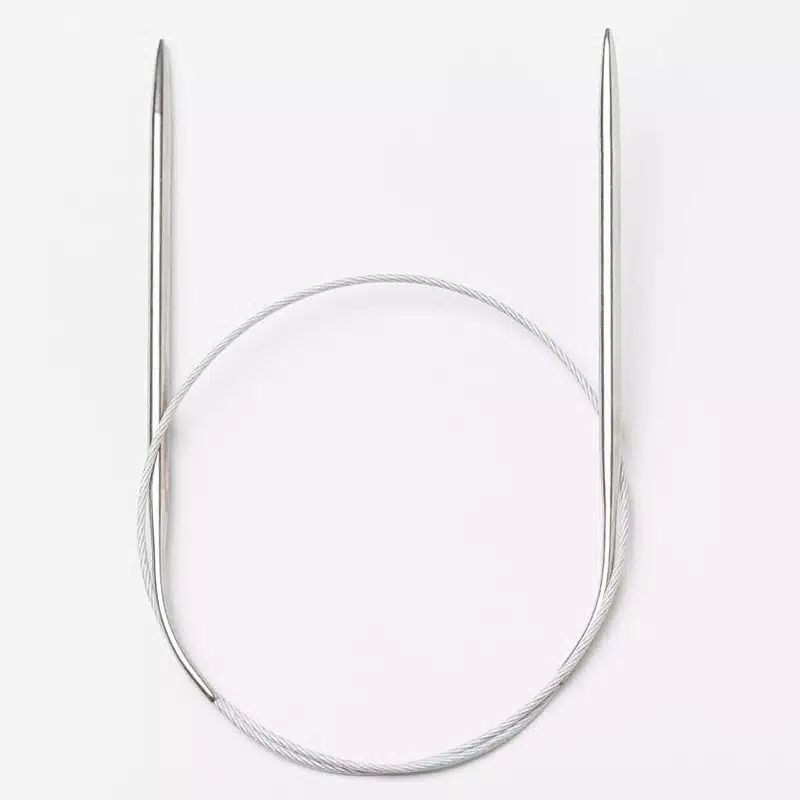 Circular stainless knitting needle / Jarum Knitting