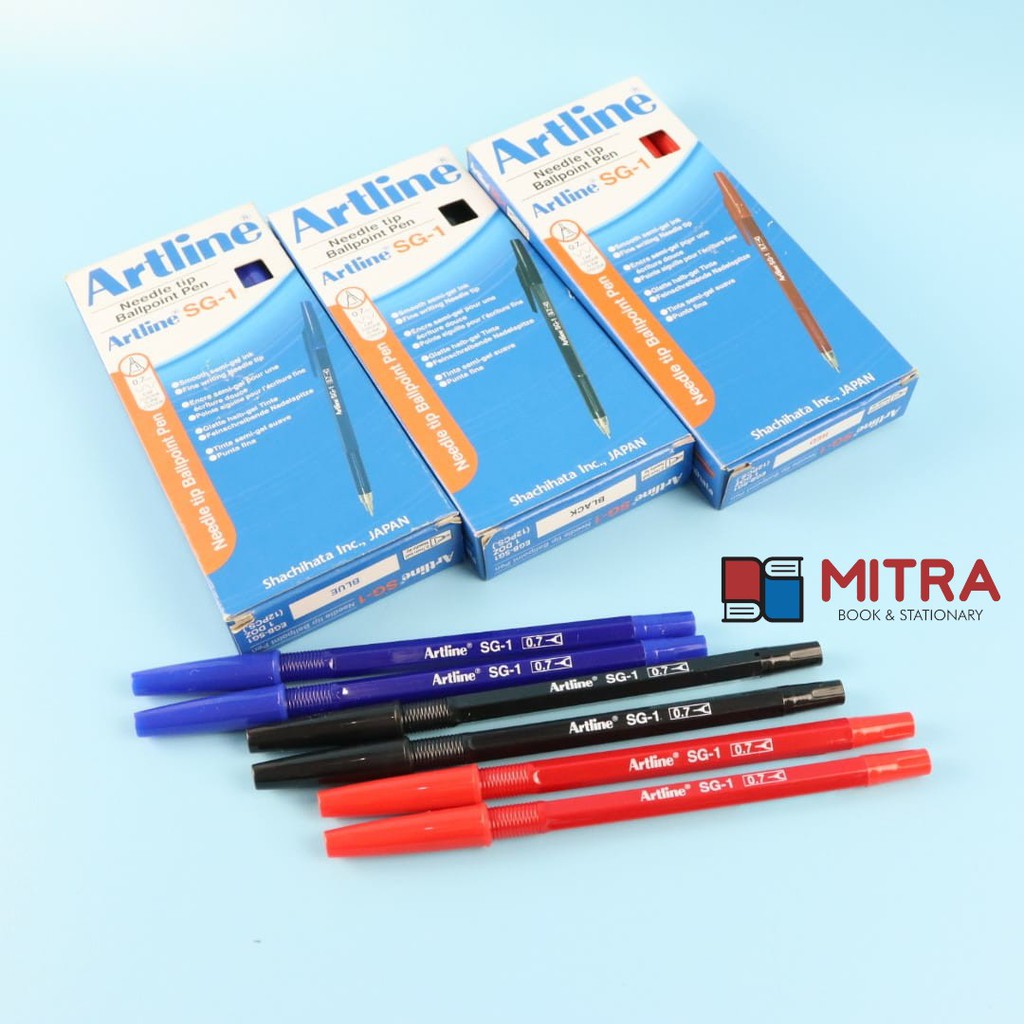 

Bolpoint Bolpen Pulpen Artline SG-1 Hitam,Biru,Merah