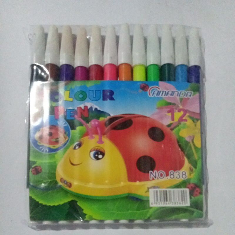 

spidol 12 warna amanda