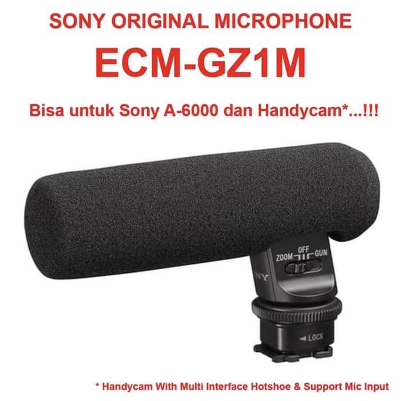 SONY ECM-XYST1M Stereo Microphone / ECM XYST1M / ECMXYST1M mic sony a6000 gz1m ecm-gz1m Sony Microph
