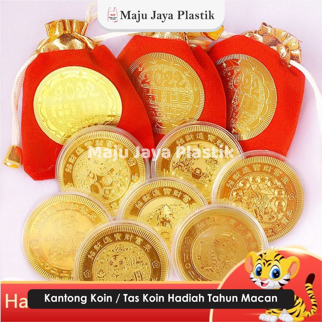 Jual Koin Imlek Angpao Imlek Kantong Dan Koin Imlek Angpao Sincia Cny Kantong