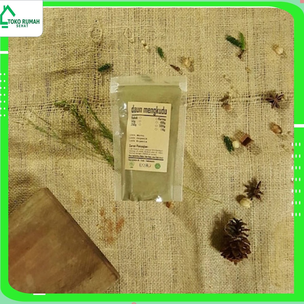 

DAUN MENGKUDU BUBUK 500 GRAM - Morinda Citrifolia - MURNI - JSR