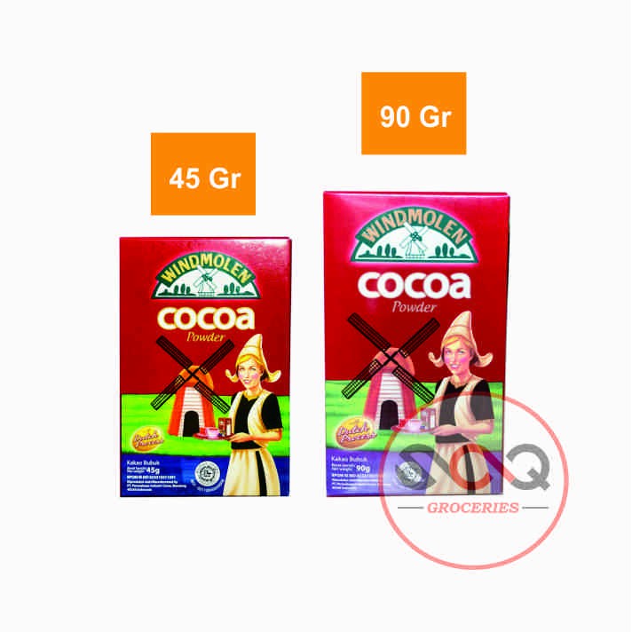 

Windmolen Cocoa Powder Coklat Bubuk 45gr, 90gr