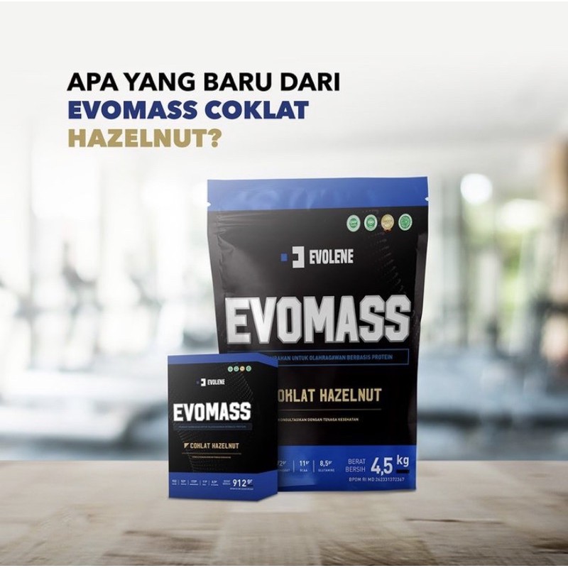 EVOMASS COKLAT HAZELNUT 2 lbs 912g