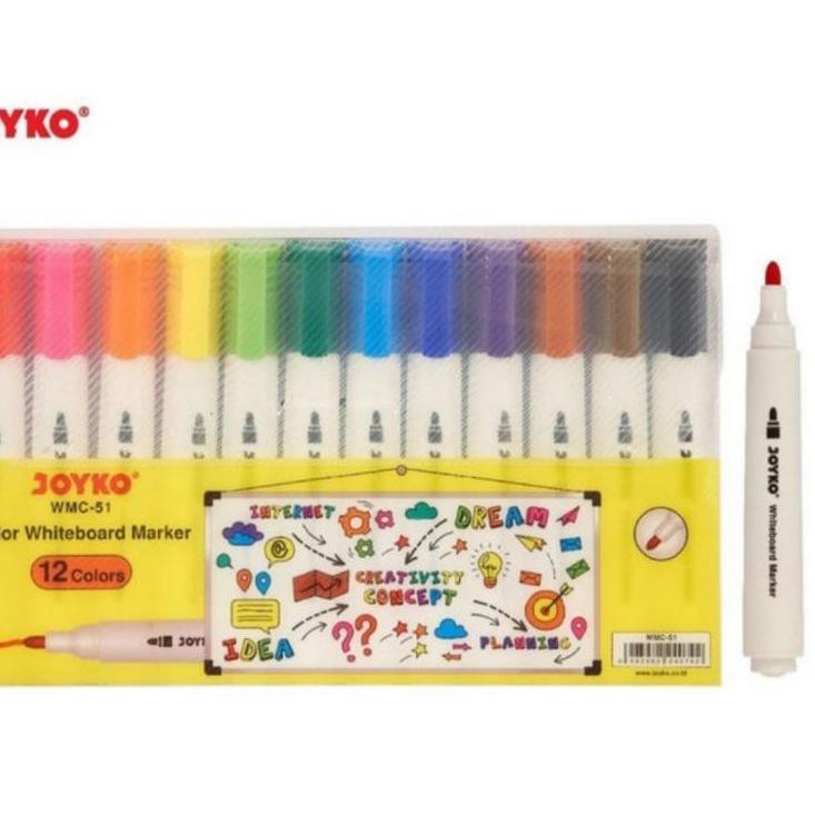 

Extra deals,,, Spidol Warna Whiteboard Marker Joyko WMC-51