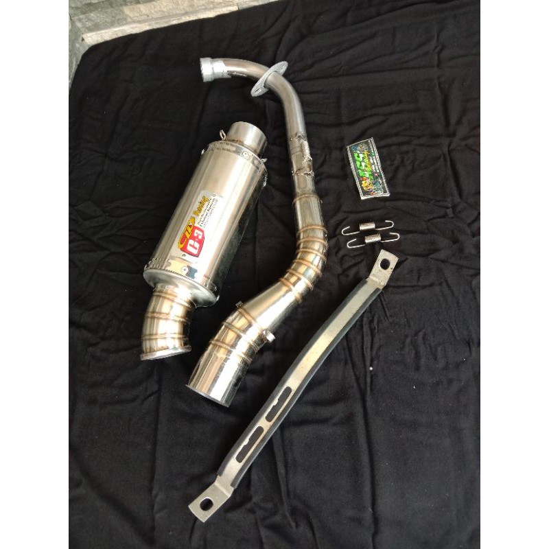 KNALPOT CLD BEAT FI DAN KARBU . KNALPOT BEAT FI DAN KARBU CLD RACING KNALPOT CLD C3 D50 MM ALL MATIC