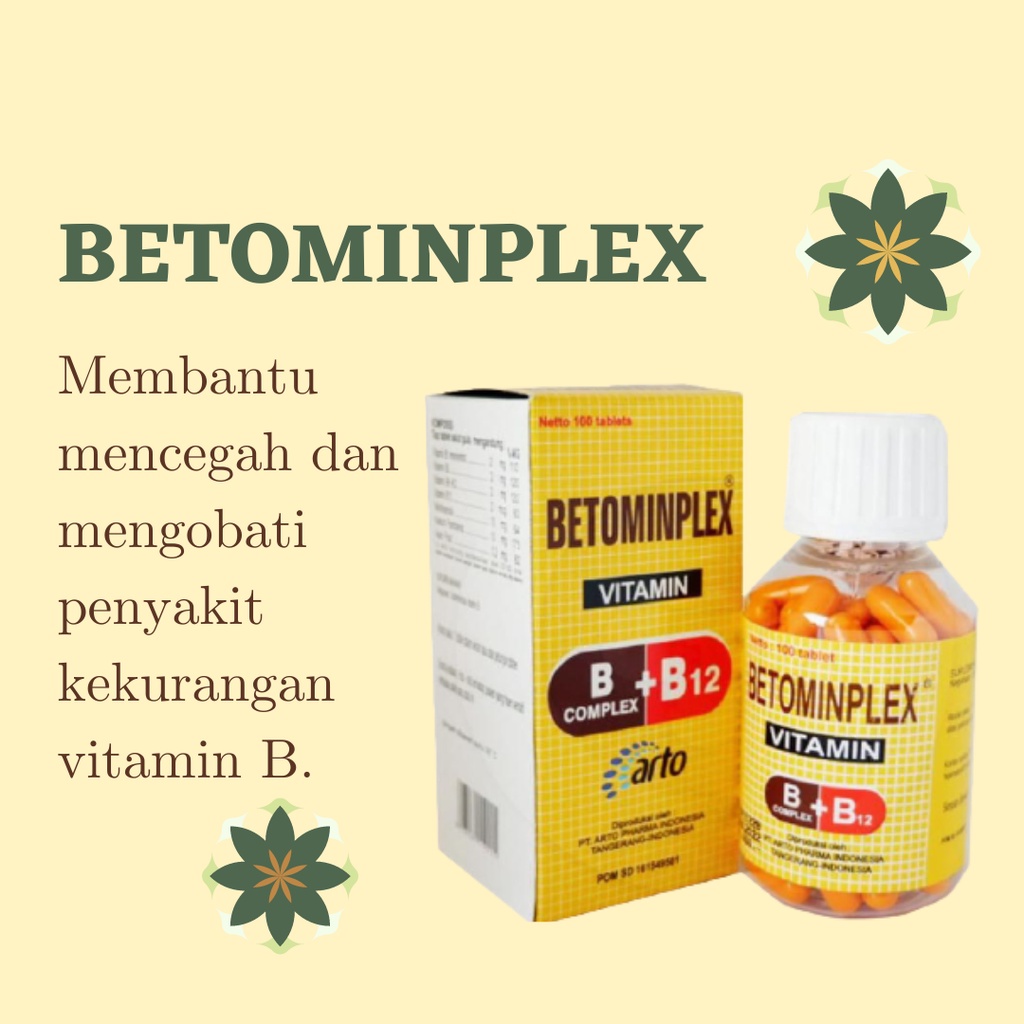 BETOMINPLEX BOTOL ISI 100 TABLET